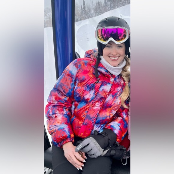 Bogner Fire + Ice ski puffer coat Ranja Jacket Pink Tie Dye - Picture 9 of 9